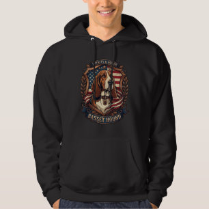 Basset Hound Loyalität Ehrung Hund Amerikanische F Hoodie