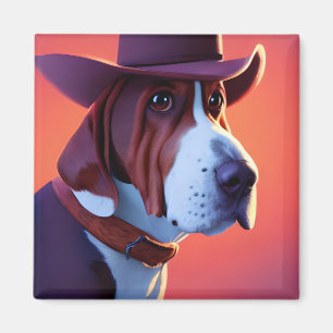 Basset Hound Magnet