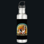 Basset Hound Mama Dog Design Edelstahlflasche<br><div class="desc">Basset Hound Mama Dog Design</div>