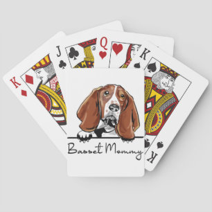 Basset Hound Mommy Spielkarten