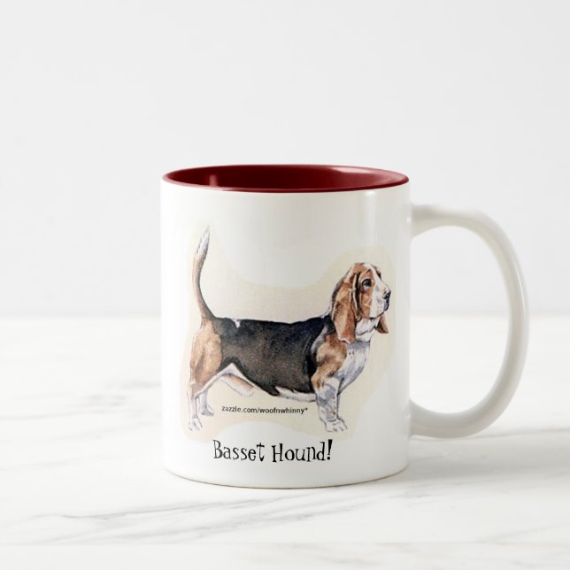 Basset Hound Mug (Droit)