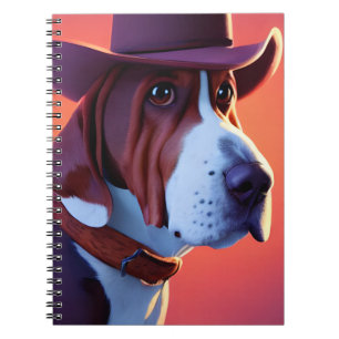 Basset Hound Notizblock