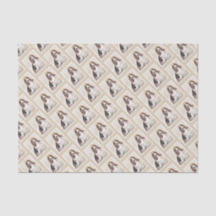 Basset Hound Painting - Niedliche Original Hunde K Seidenpapier