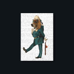 Basset Hound Policeman Leinwanddruck<br><div class="desc">Haustiere</div>