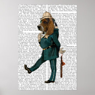 Basset Hound-Polizist Poster