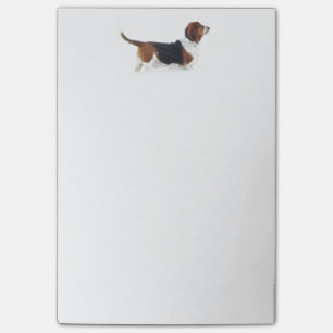 Basset Hound Posten-it® Anmerkungen Post-it Klebezettel