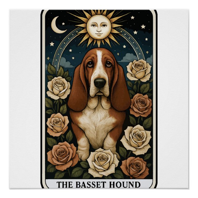 Basset Hound Poster (Vorderseite)