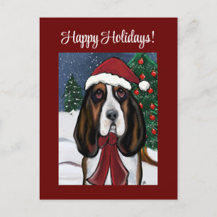 Basset Hound Postkarte