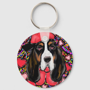 Basset Hound Schlüsselanhänger
