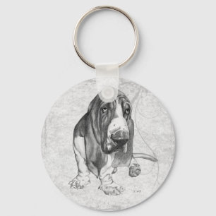 Basset Hound Schlüsselanhänger
