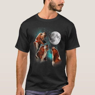 Basset Hound Shirt, Basset Howling am Mo T-Shirt