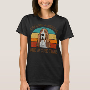 Basset-Hound-Shirt Beagle mehr Zeit T-Shirt