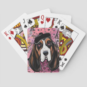 Basset Hound Spielkarten