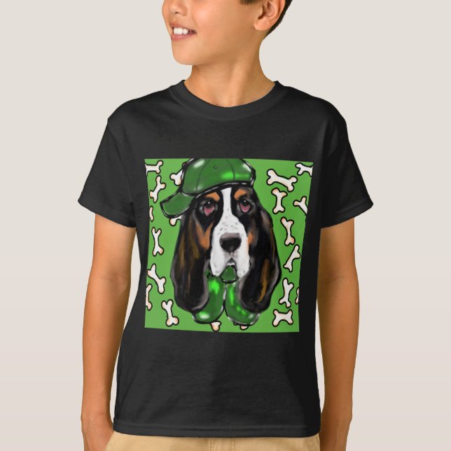 Basset Hound T-Shirt (Vorderseite)