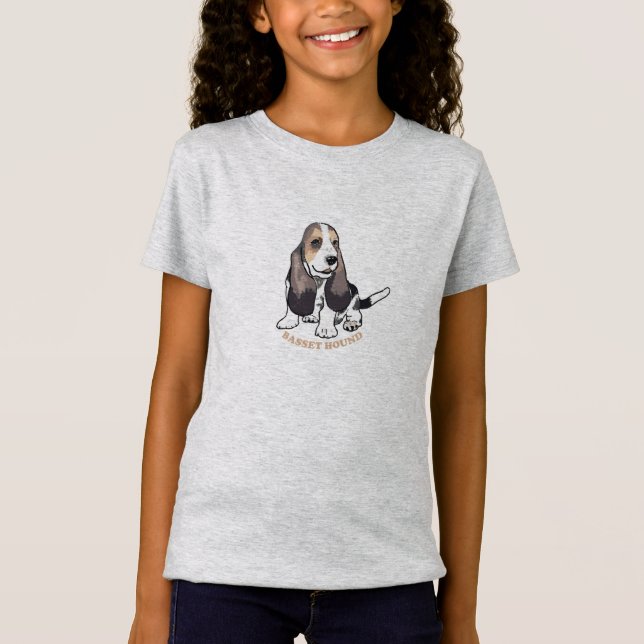 Basset Hound T-Shirt (Vorderseite)