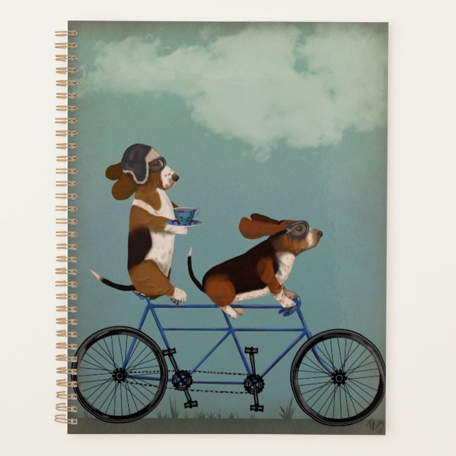 Basset Hound Tandem Planer (Vorderseite)