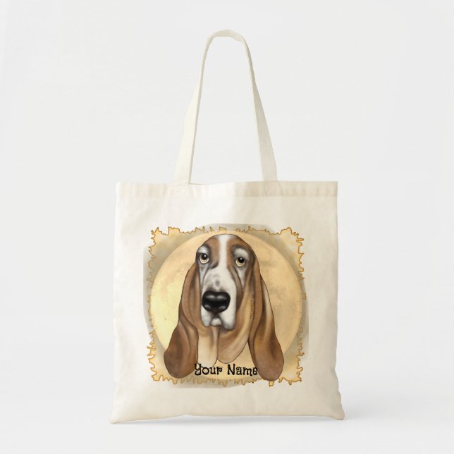 Basset Hound Totbeutel Tragetasche (Vorne)