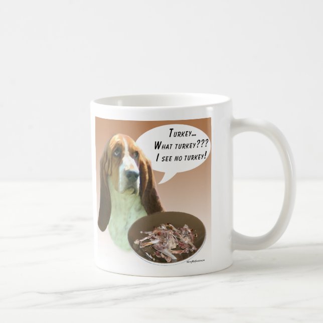 Basset Hound Türkei Kaffeetasse (Rechts)