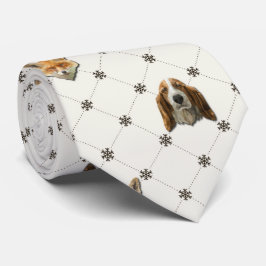 Basset Hound u. Fox Krawatte