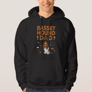Basset Hound Vater Funny Basset Hound Vater Eigent Hoodie