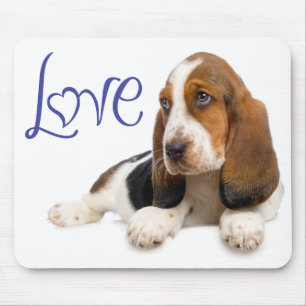 Basset Hound Welpen Hund Computermauspad Mousepad