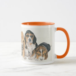 Basset Hound Welpen Tasse