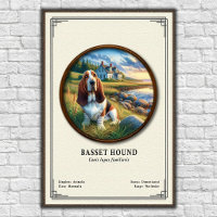 Basset Hound Zoologie-Serie