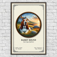 Basset Hound Zoologie-Serie