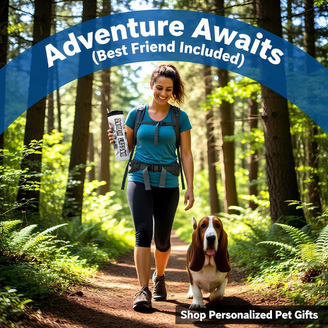 Basset Hound's Graustufen Floral Snooze Thermosbecher (Von Creator hochgeladen)