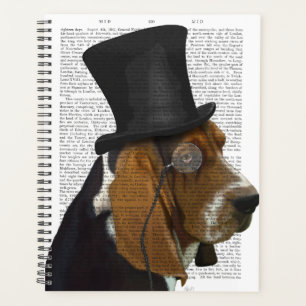 Basset-Hund, Festhund und Hut Planer