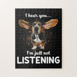 Basset-Hund höre ich, dass du nicht hörst