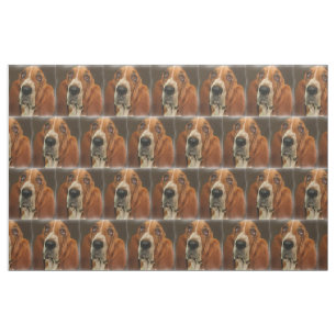Basset Hund Hunde Rasse Gewebe Stoff