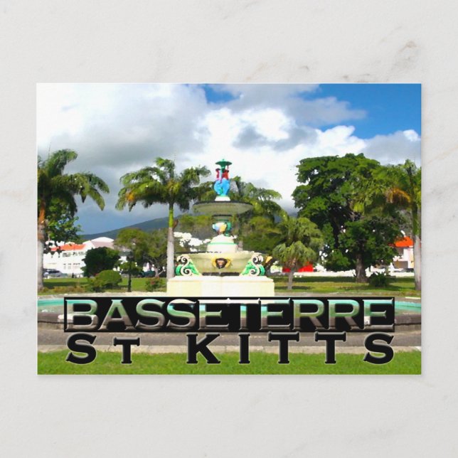 Basseterre Postkarte (Vorderseite)