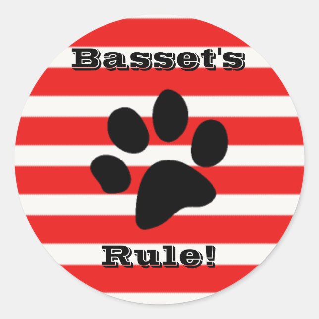 Basset's Rule Sticker (Devant)
