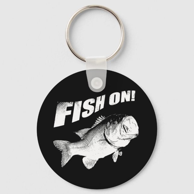 Bassfisch von Largemouth Schlüsselanhänger (Vorderseite)