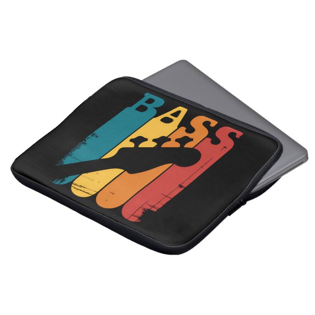 Bassgitarre Laptopschutzhülle (Vorne Oben)