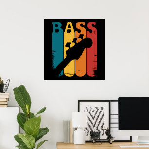 Bassgitarre Poster