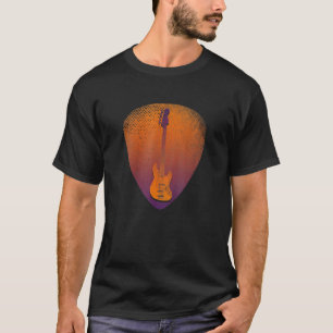Bassgitarrenplektrum Klassisches Instrument Bassis T-Shirt