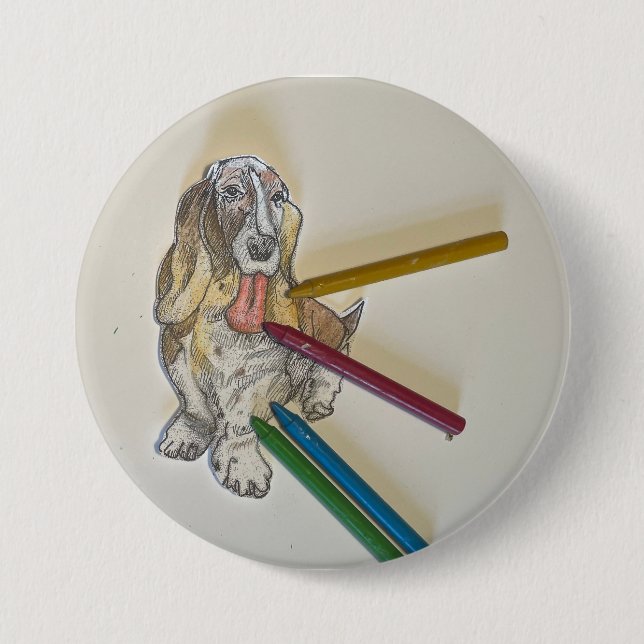 Bassie Pens Button (Vorderseite)