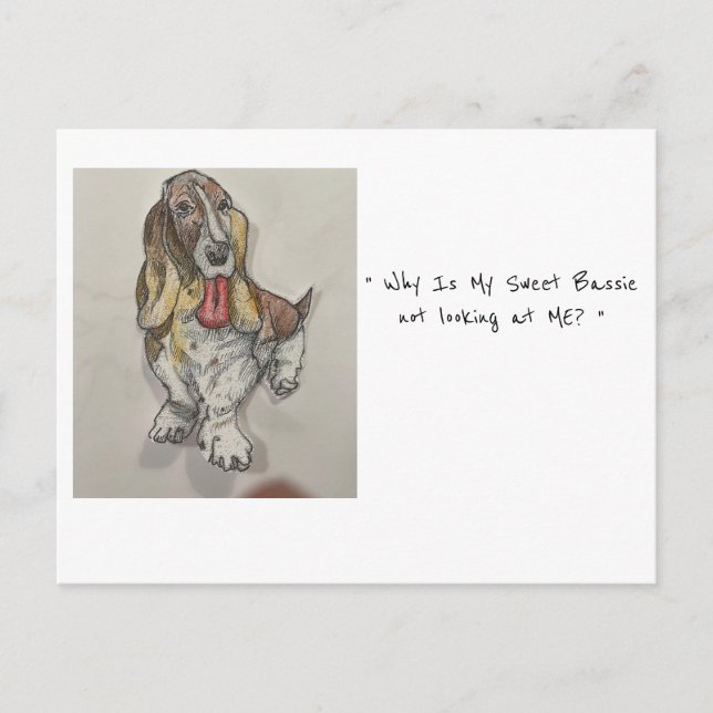 Bassie Postkarte (Vorderseite)