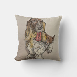 Bassie Throw Pillow Kissen