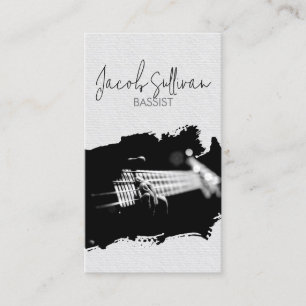 Bassist Bass Gitarrist Musician Business Card Visitenkarte