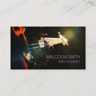 Bassist Bass Guitarist Visitenkarte