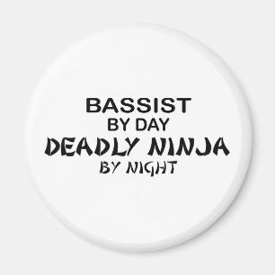 Bassist tödliches Ninja bis zum Nacht Magnet