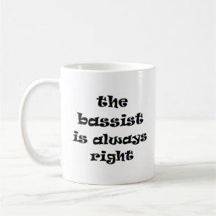 bassiste toujours droit tasse à café