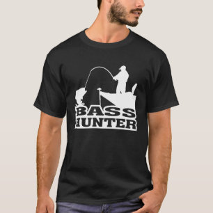 Bassjäger Bassfisch Angeln für Bass Angeln T-Shirt