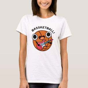 Bassketball Funny Basketball Music Pub T-Shirt