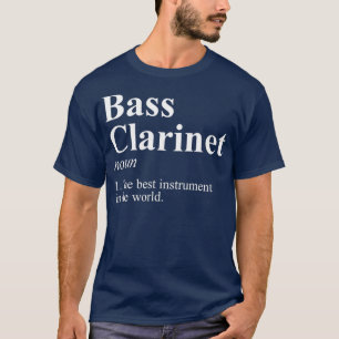 Bassklarinette für Musikinstrument T-Shirt