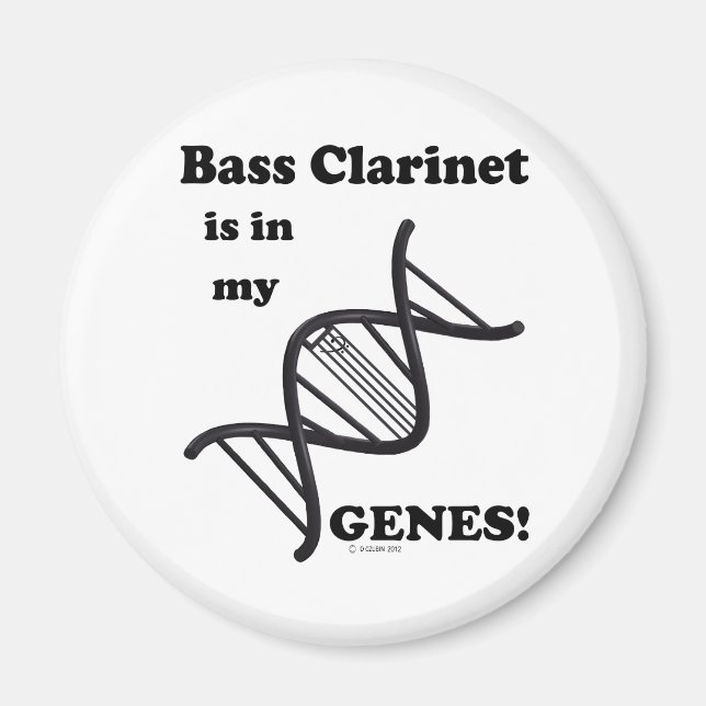 Bassklarinette ist in meinen Genen Magnet (Vorne)