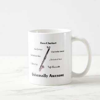 Bassklarinette Kaffeetasse